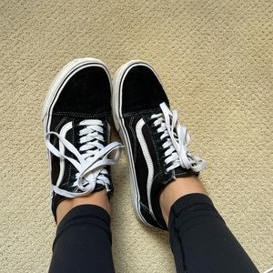 Old school black vans